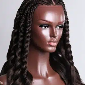 braided lace front wigs
