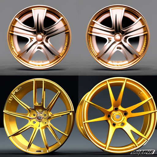 Gold rims vs. rose gold rims