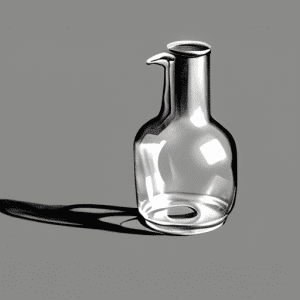 airtight bottle or flask
