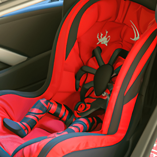 baby Car Seat Spider man