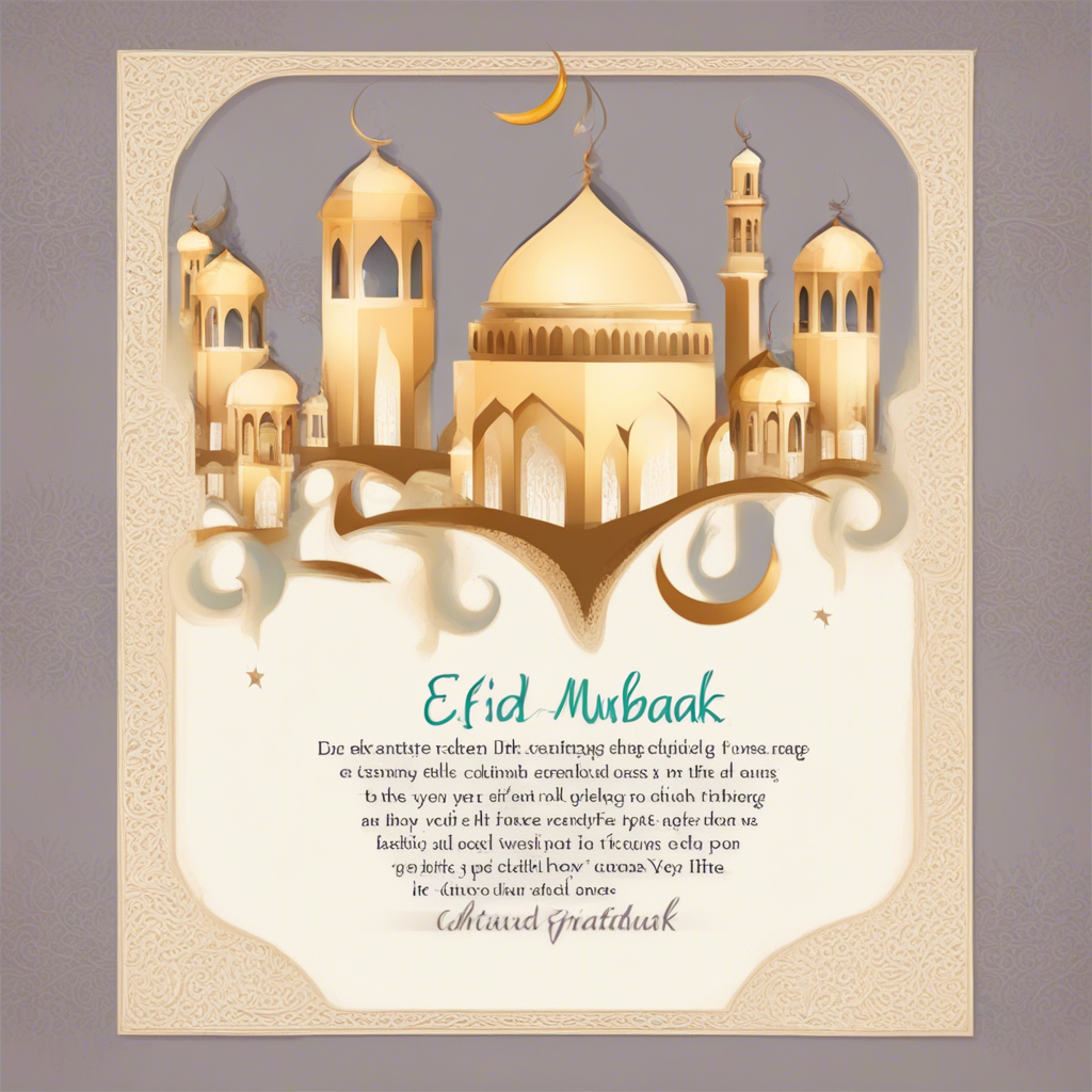 Expressing Gratitude exchange Eid Mubarak Messages